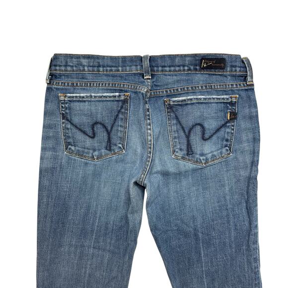 CITIZENS OF HUMANITY Dita Petite Bootcut Jeans Size 29 Made in USA Medium Wash - Picture 4 of 10